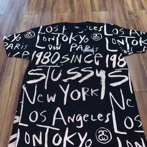 Stussy reflective T shirt